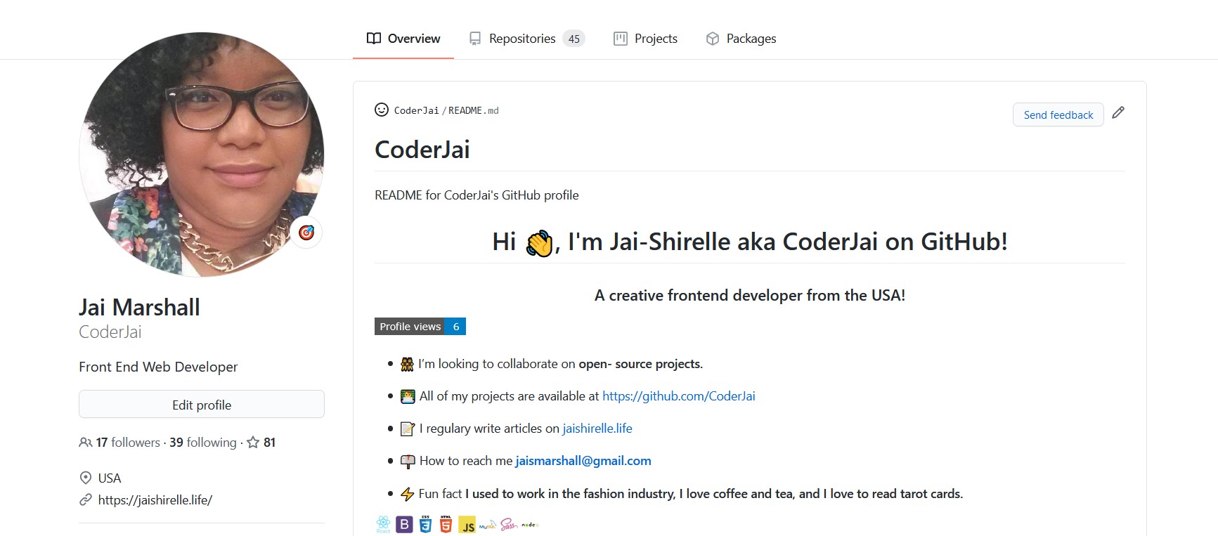 CoderJai GitHub Profile README